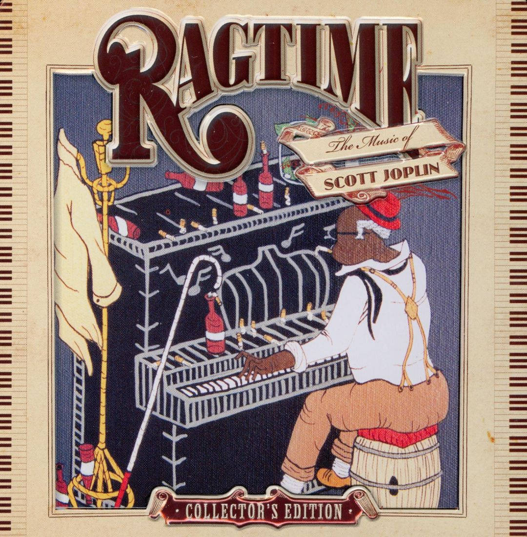 Ragtime The Music Of Scott Joplin Cd Cover Art Wallpaper
