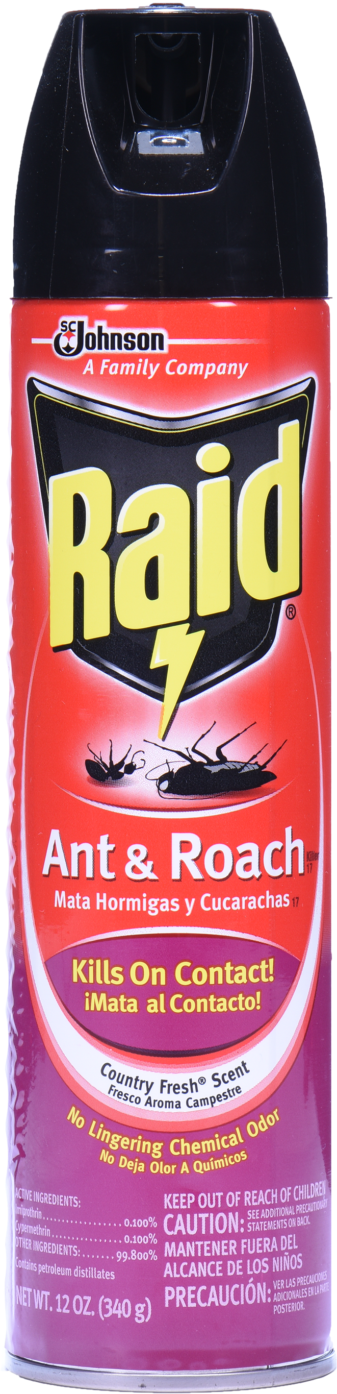 Raid Antand Roach Spray Can PNG