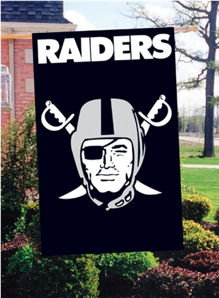 Raiders Flag Display PNG