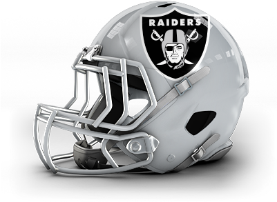Raiders Football Helmet3 D Render PNG
