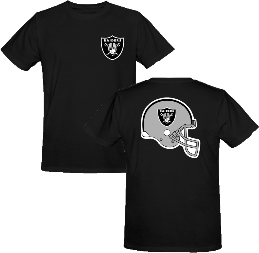 Raiders Football Team T Shirt Design PNG