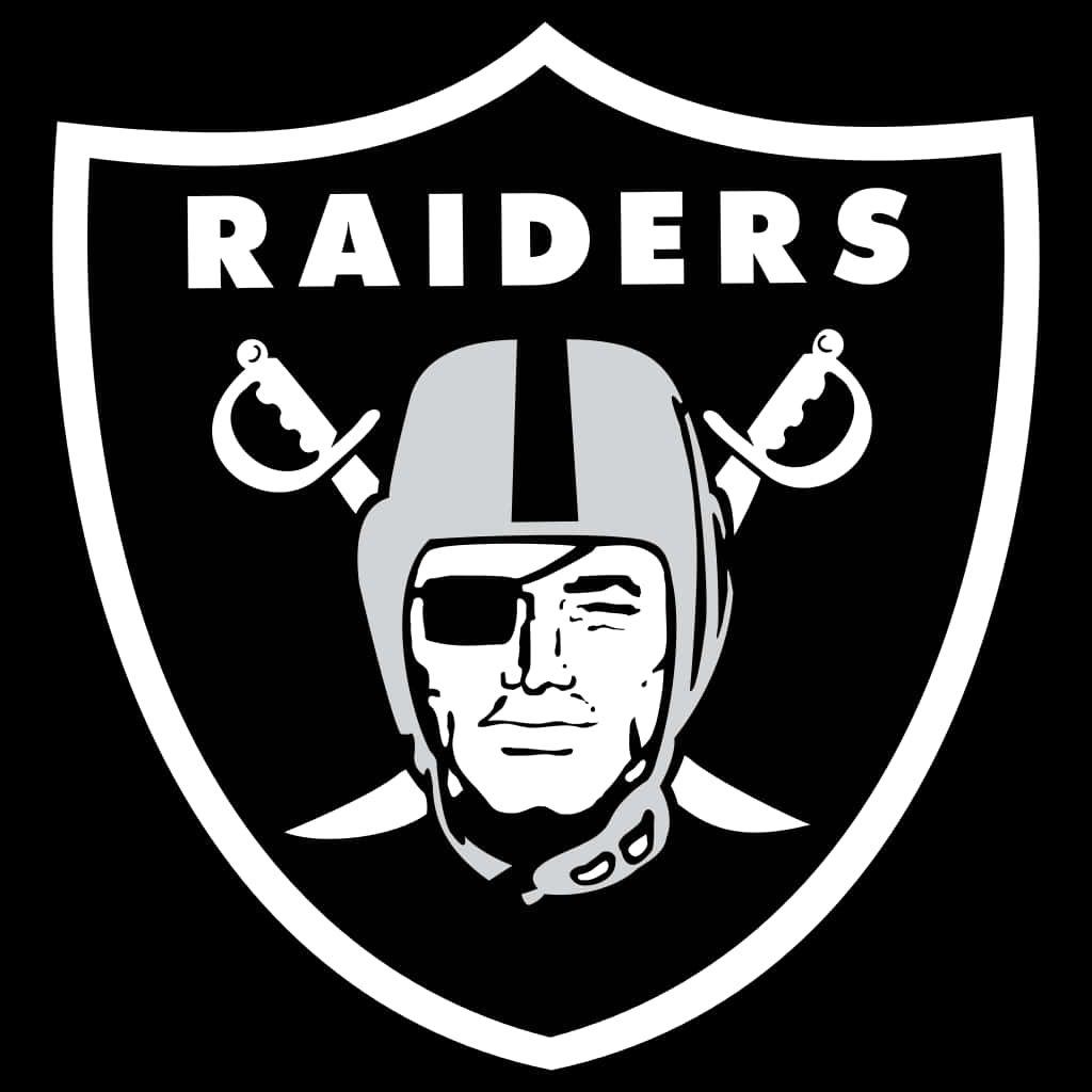 Denofficiella Logotypen För Oakland Raiders Wallpaper