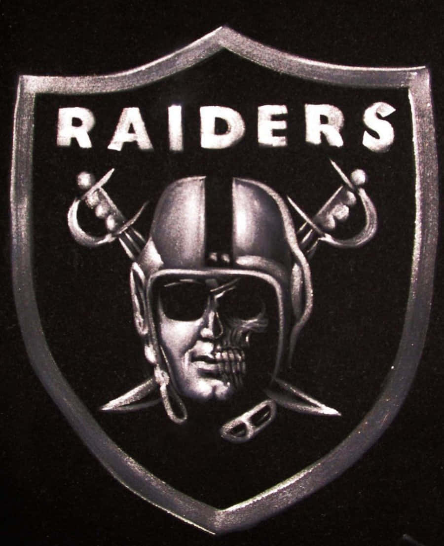 Pirate And Skull Raiders Logo Wallpaper