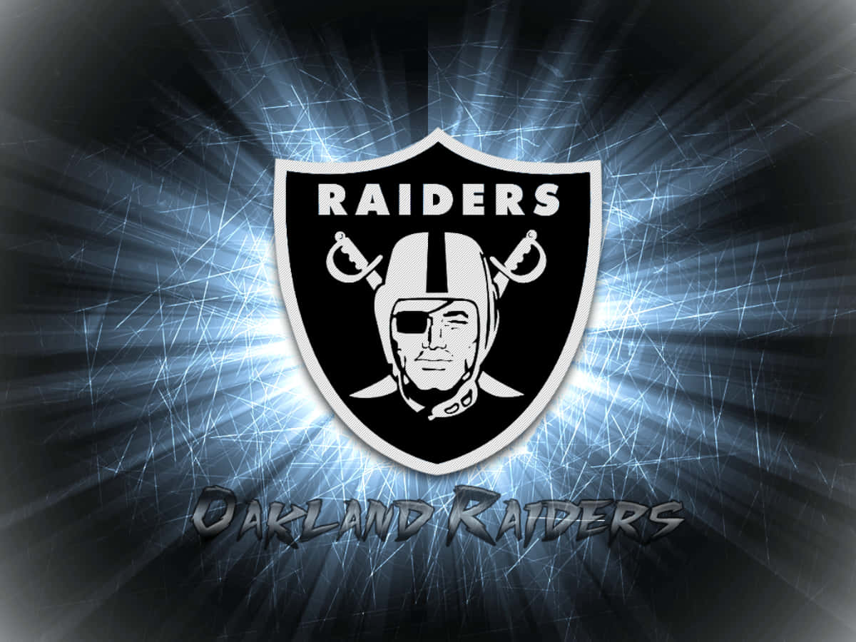 Bildoffizielles Oakland Raiders Logo Wallpaper