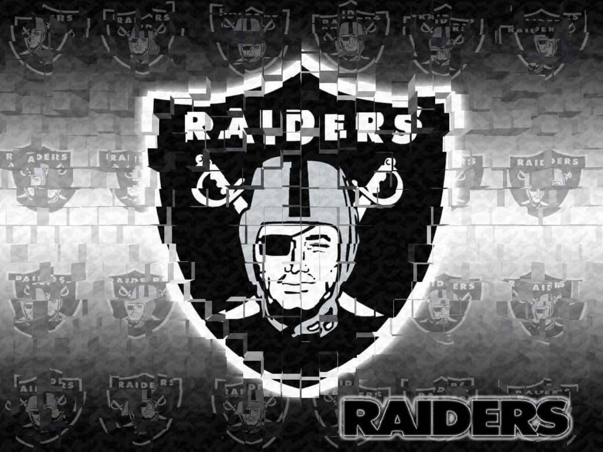 Patróndel Logotipo De Las Vegas Raiders. Fondo de pantalla