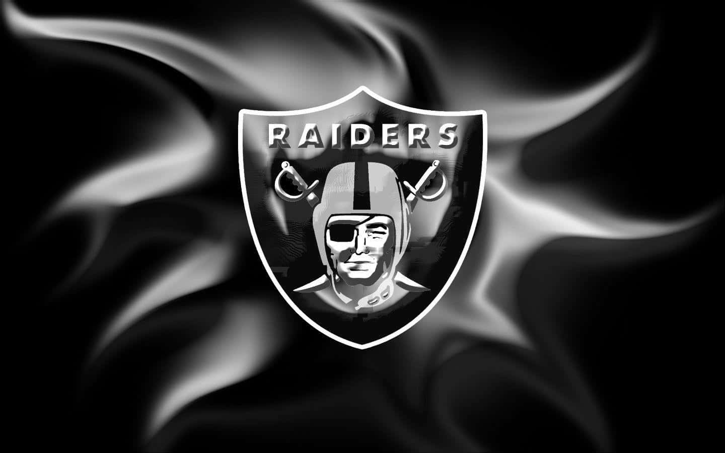 Denofficiella Logotypen För Oakland Raiders Wallpaper