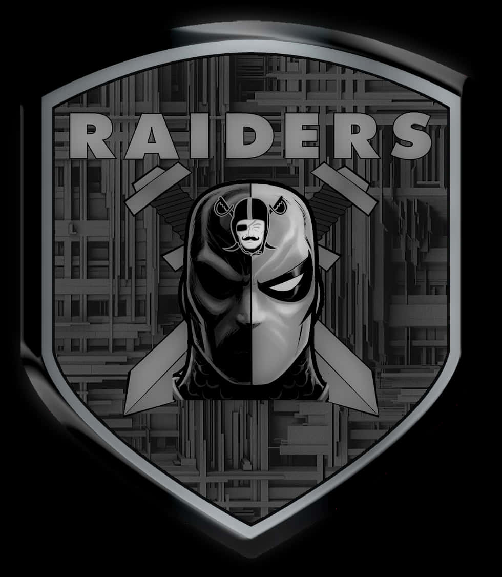 Raiders Logo Shield Design PNG