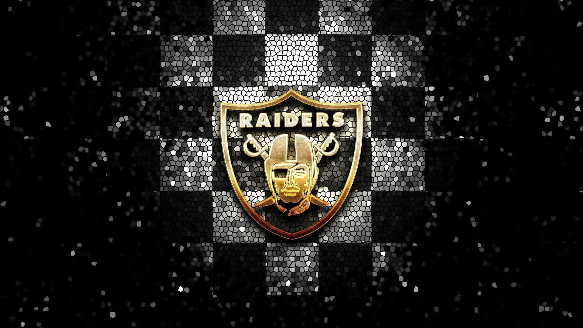 Raiders Logo Sparkling Background Wallpaper