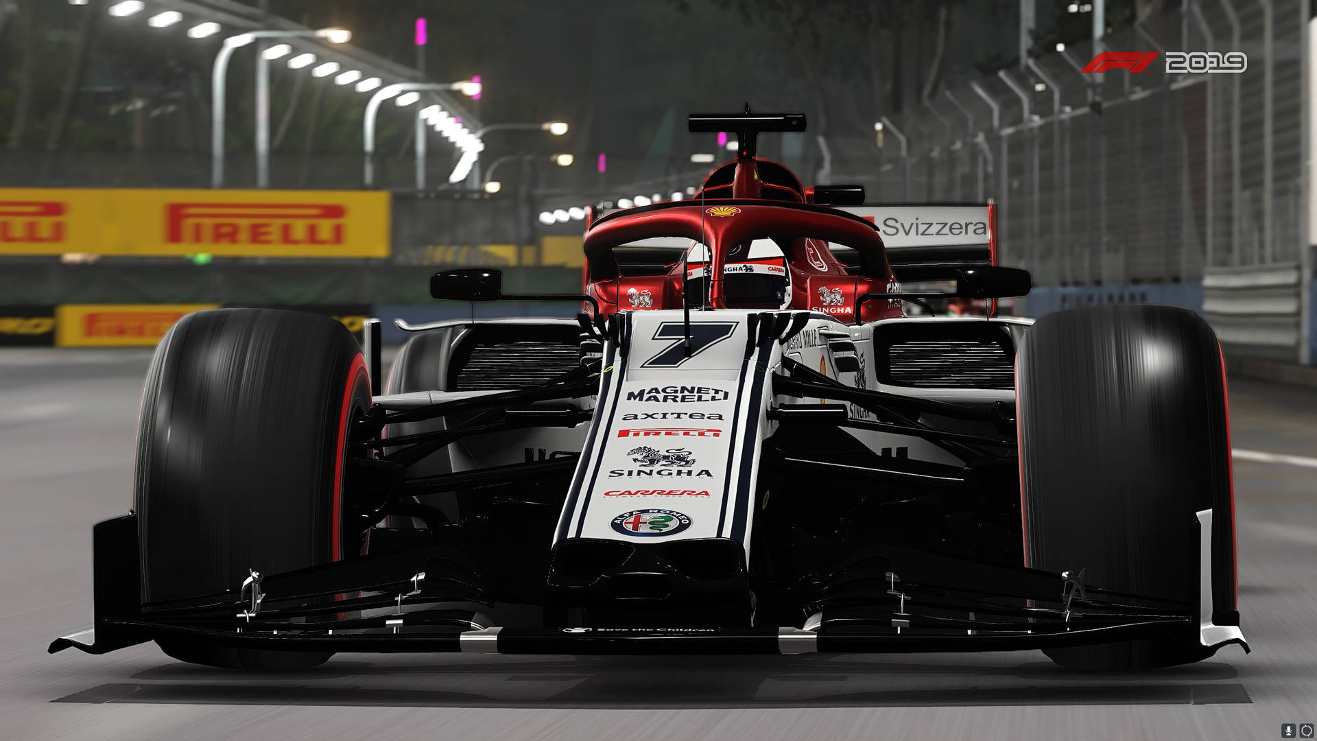 L'auto Di Raikkonen In F1 2019 Sfondo