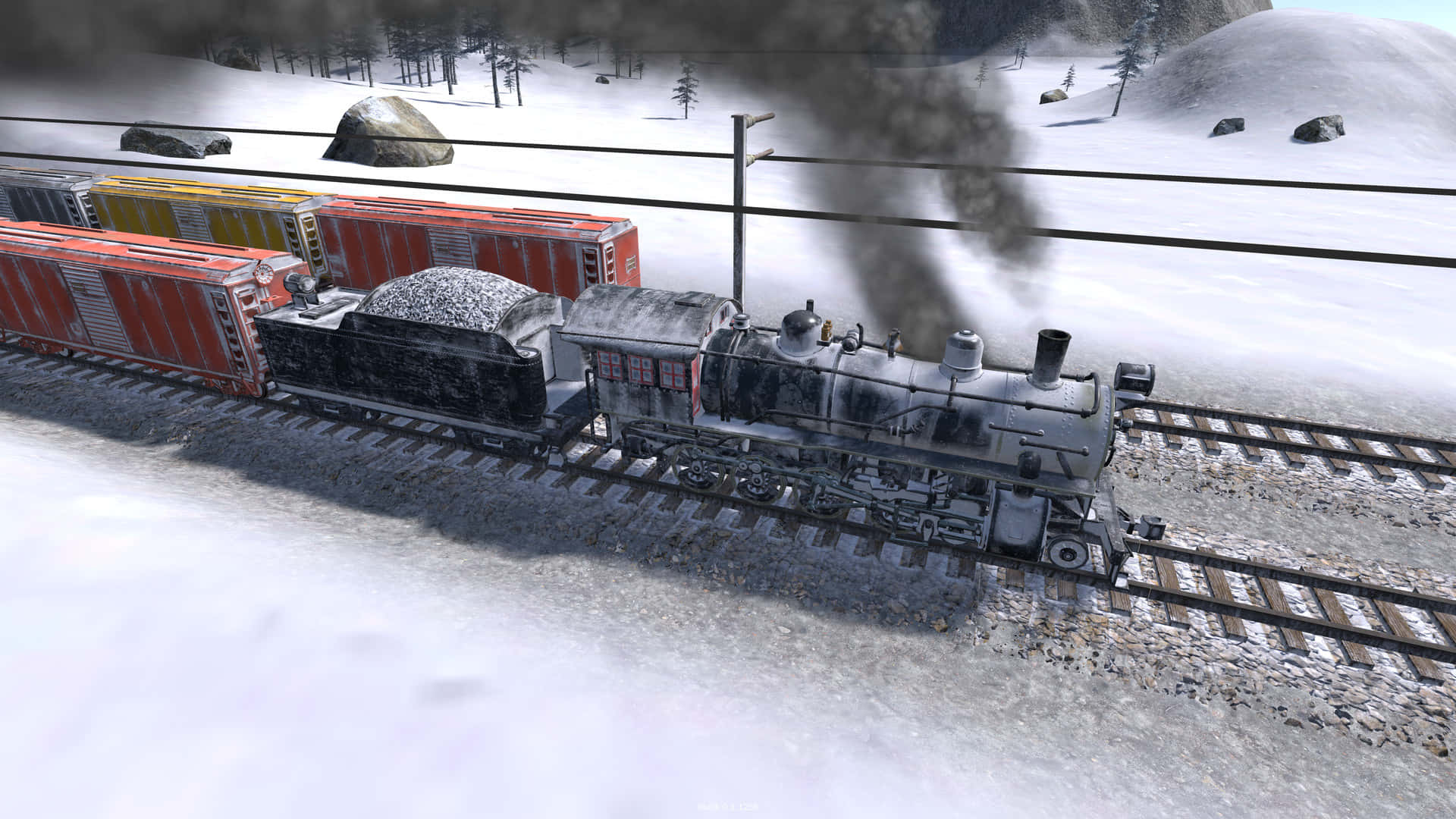 Snow Railroad Picture