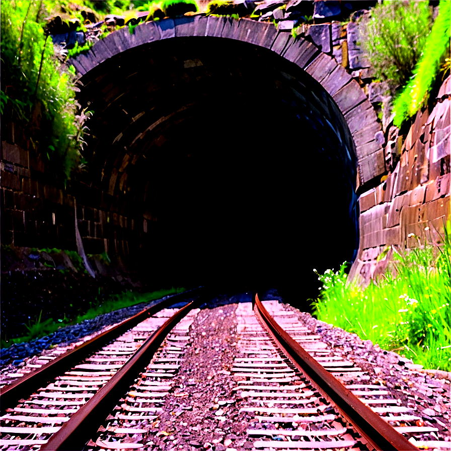 Railroad Tunnel Through Mountain Png Nsu PNG