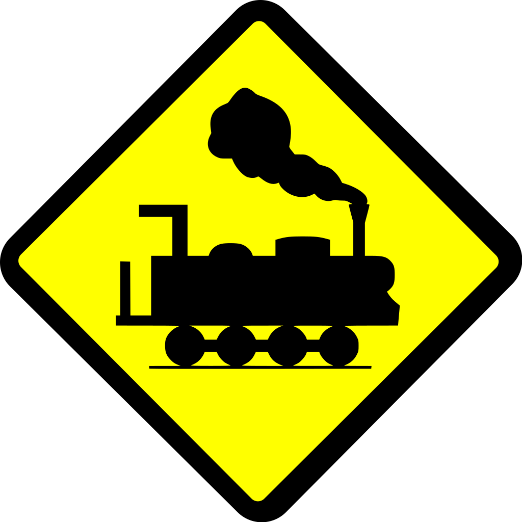 Railroad_ Crossing_ Sign PNG