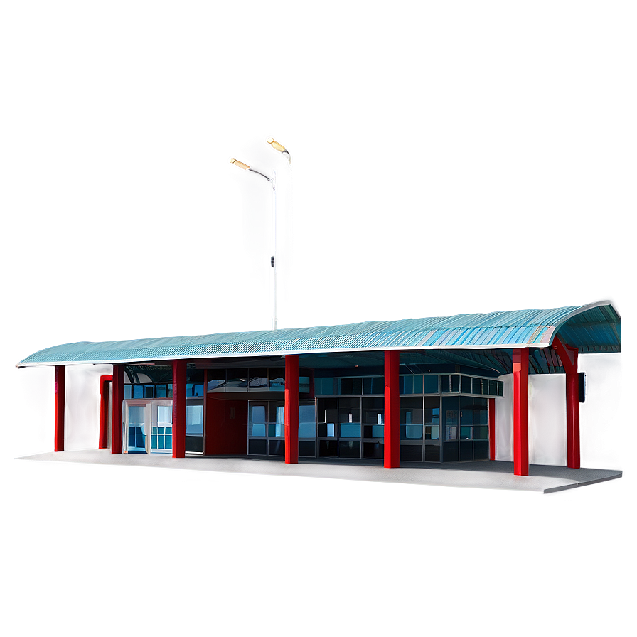 Railway Terminal Structure Png 26 PNG