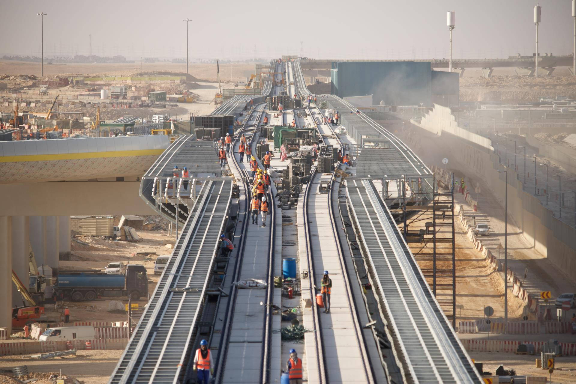 Railways On Progress In Riyadh Wallpaper