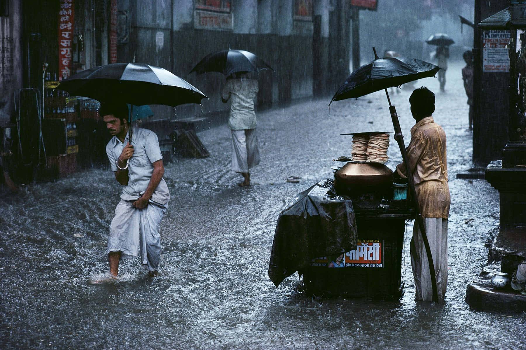 Regenund Überschwemmungen In Indien Wallpaper