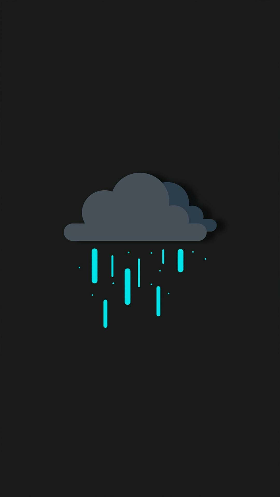 Rain Cloud For Cool Simple Background Wallpaper