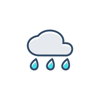 Rain Cloud Icon PNG