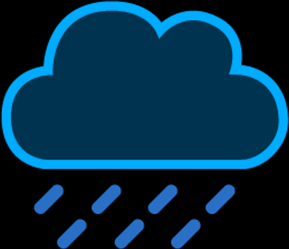 Rain Cloud Icon PNG