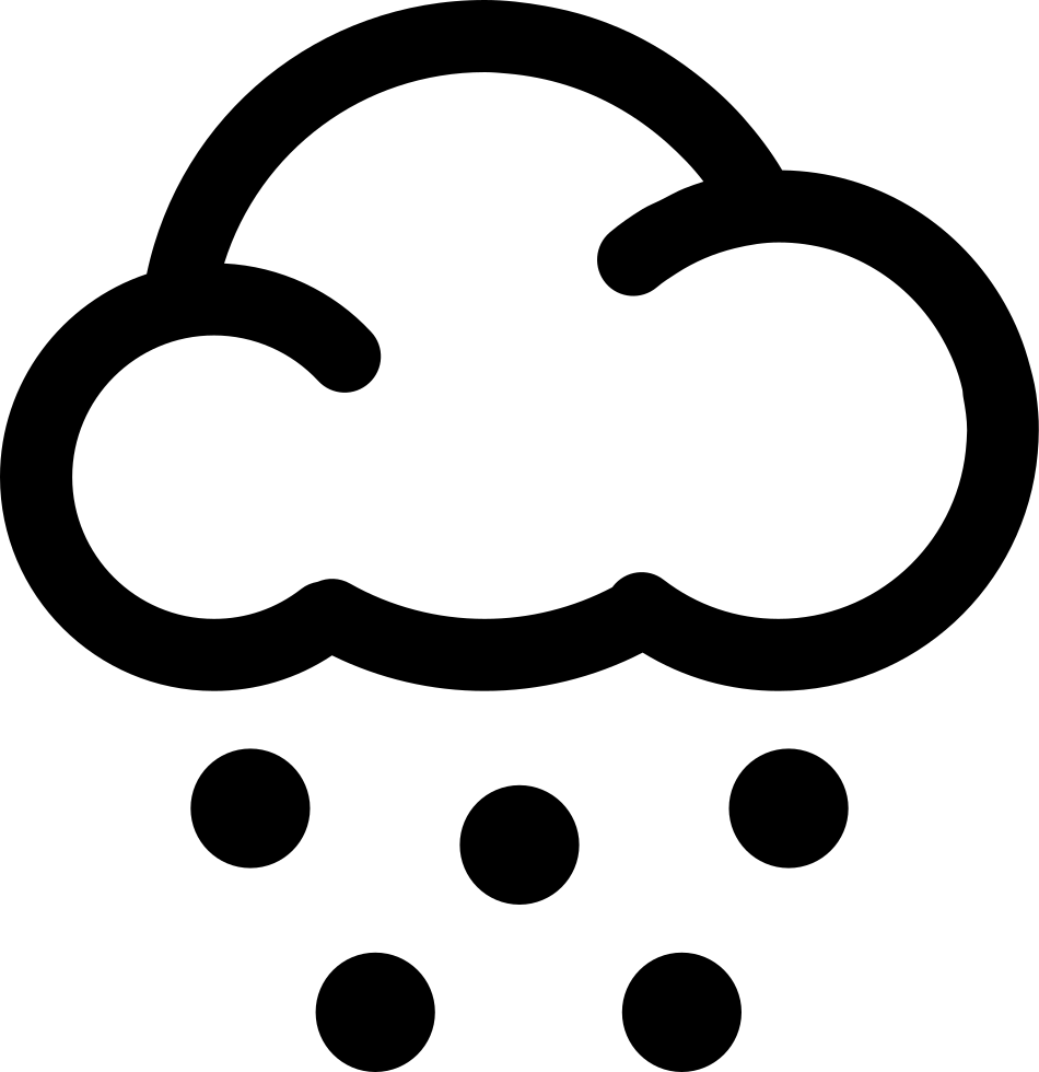 Rain Cloud Icon PNG