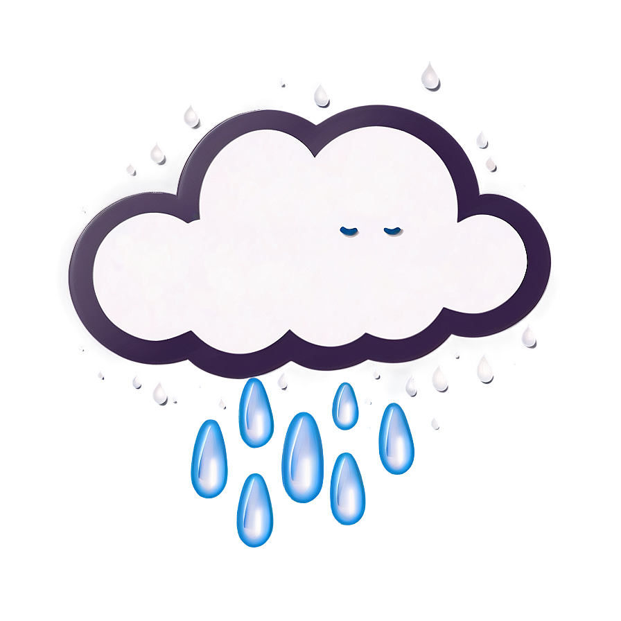 Rain Cloud Icon Png 04302024 PNG
