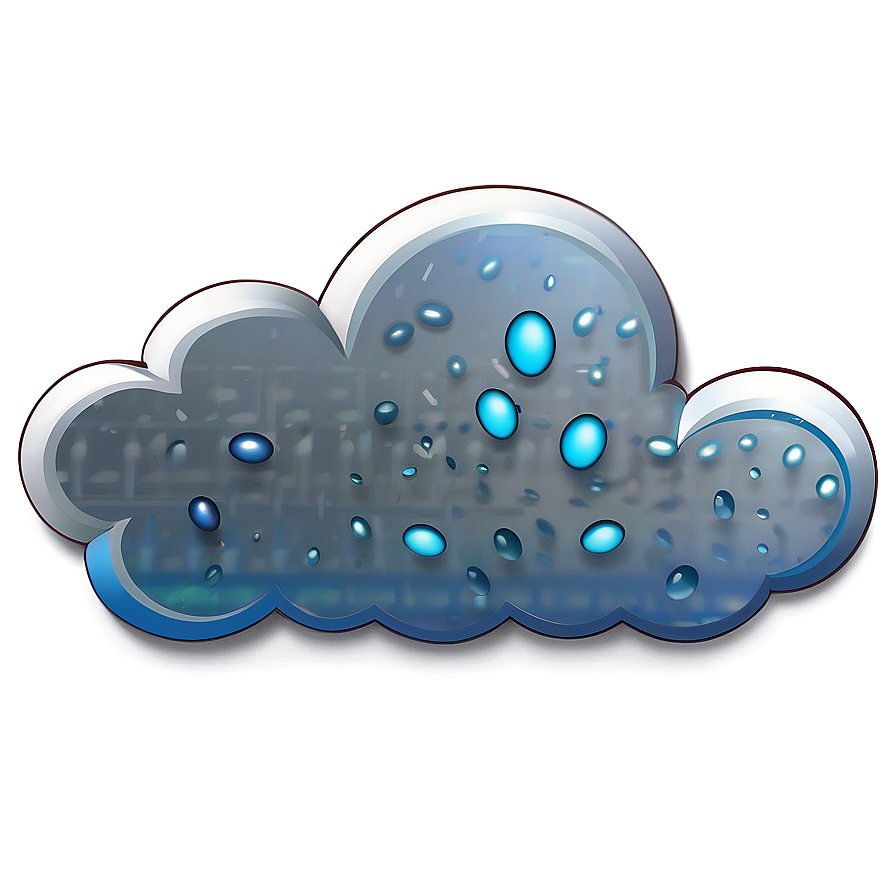 Rain Cloud Icon Png Htd PNG