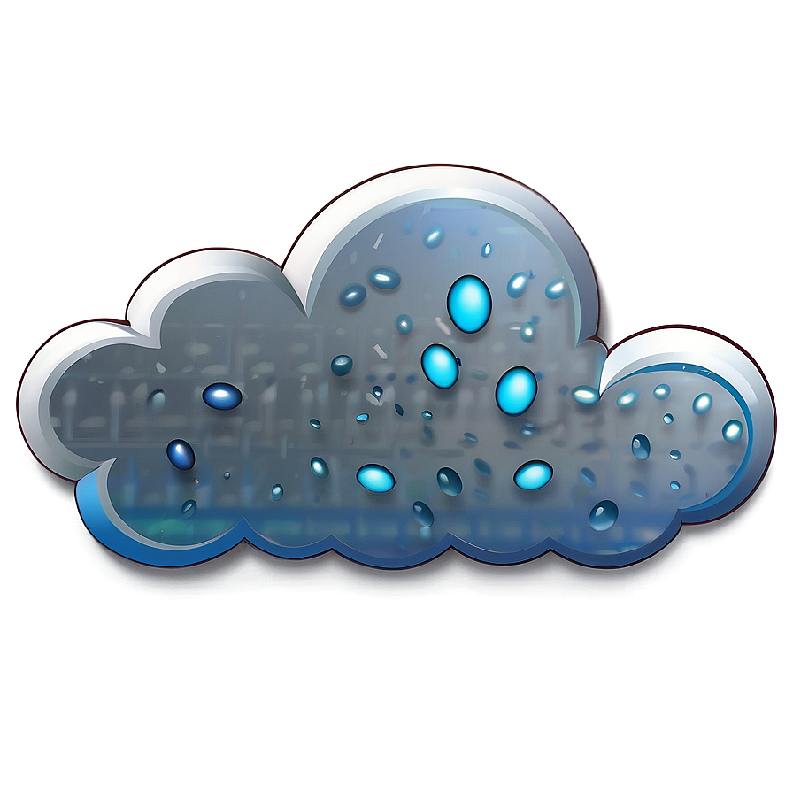 Download Rain Cloud Icon Png Htd | Wallpapers.com