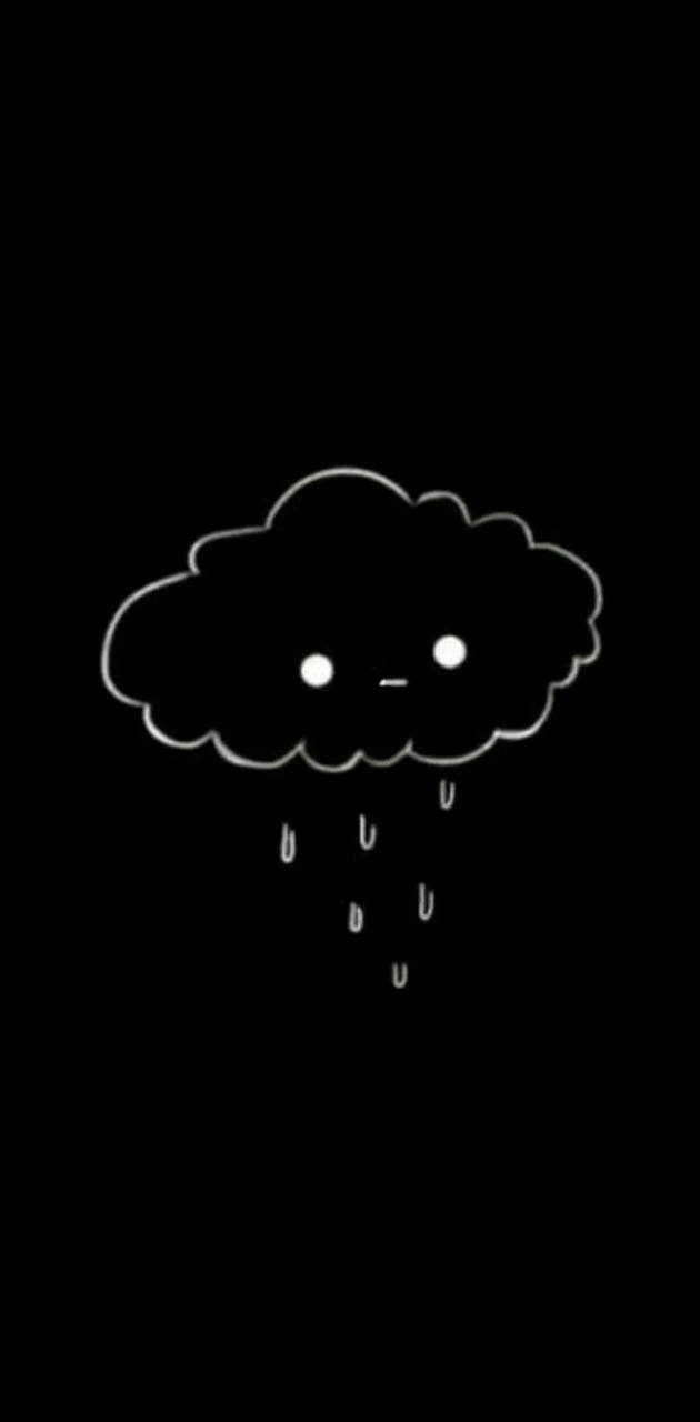 Nuvoladi Pioggia Triste Come Immagine Del Profilo (pfp) Sfondo