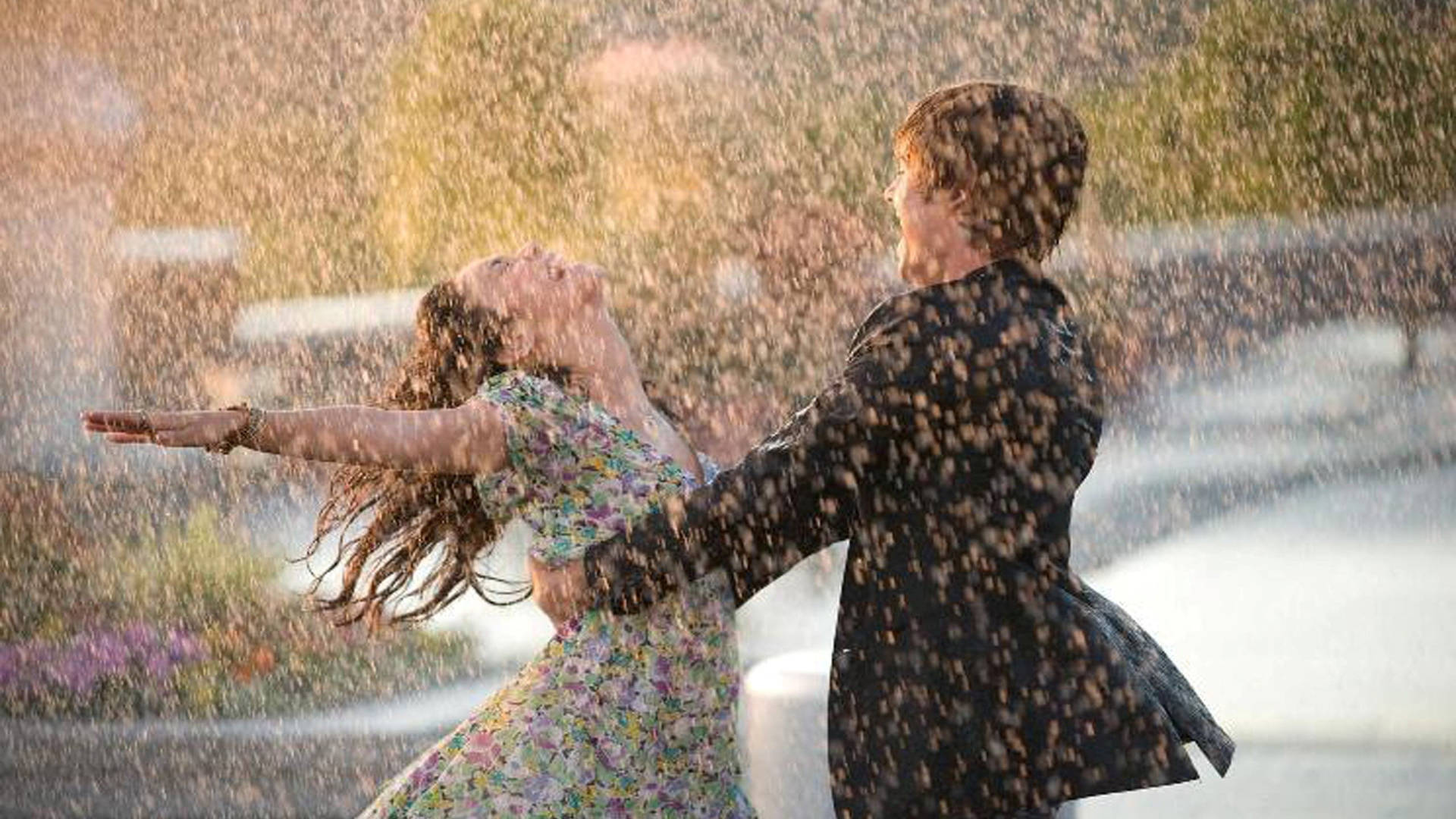 Rain Couple High School Musical Background
