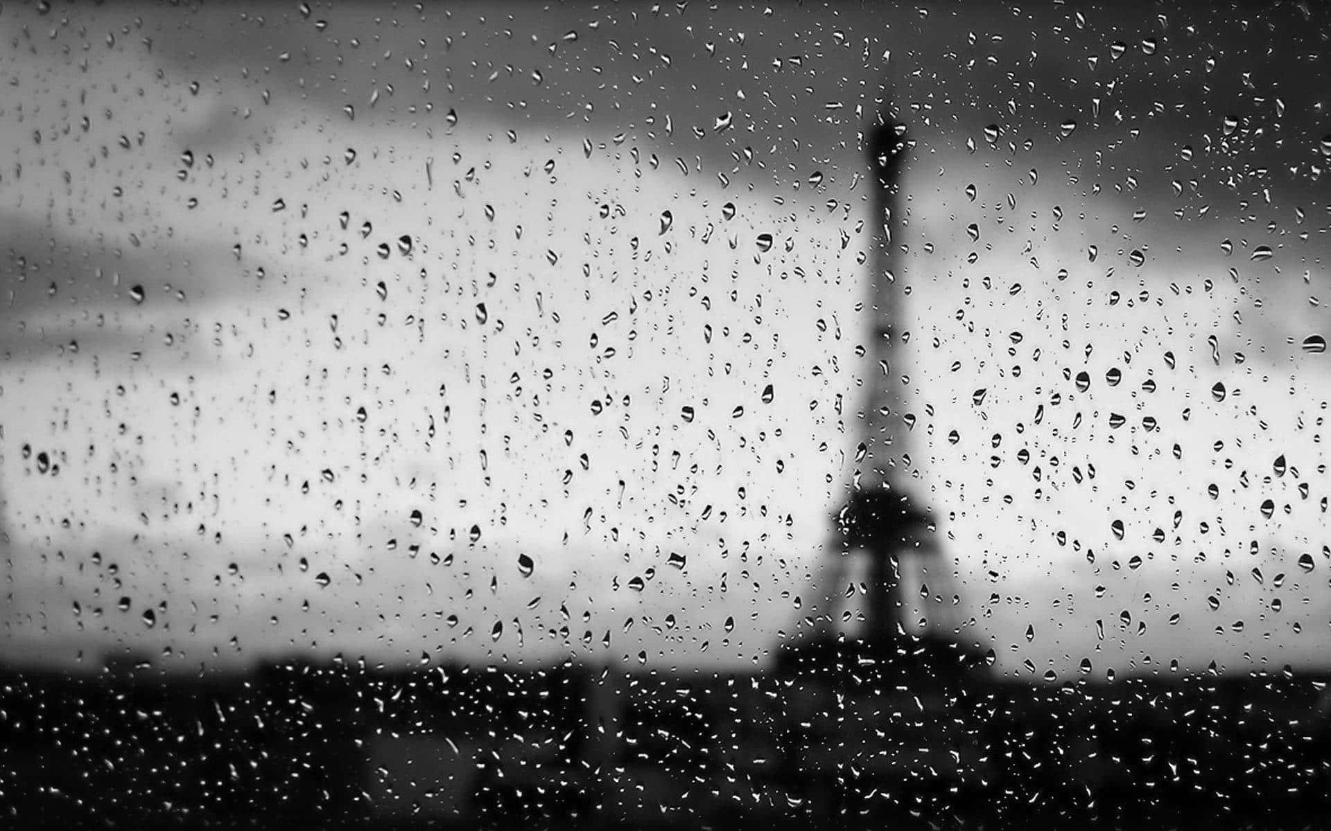 "The View From My Rainy Desktop" Wallpaper