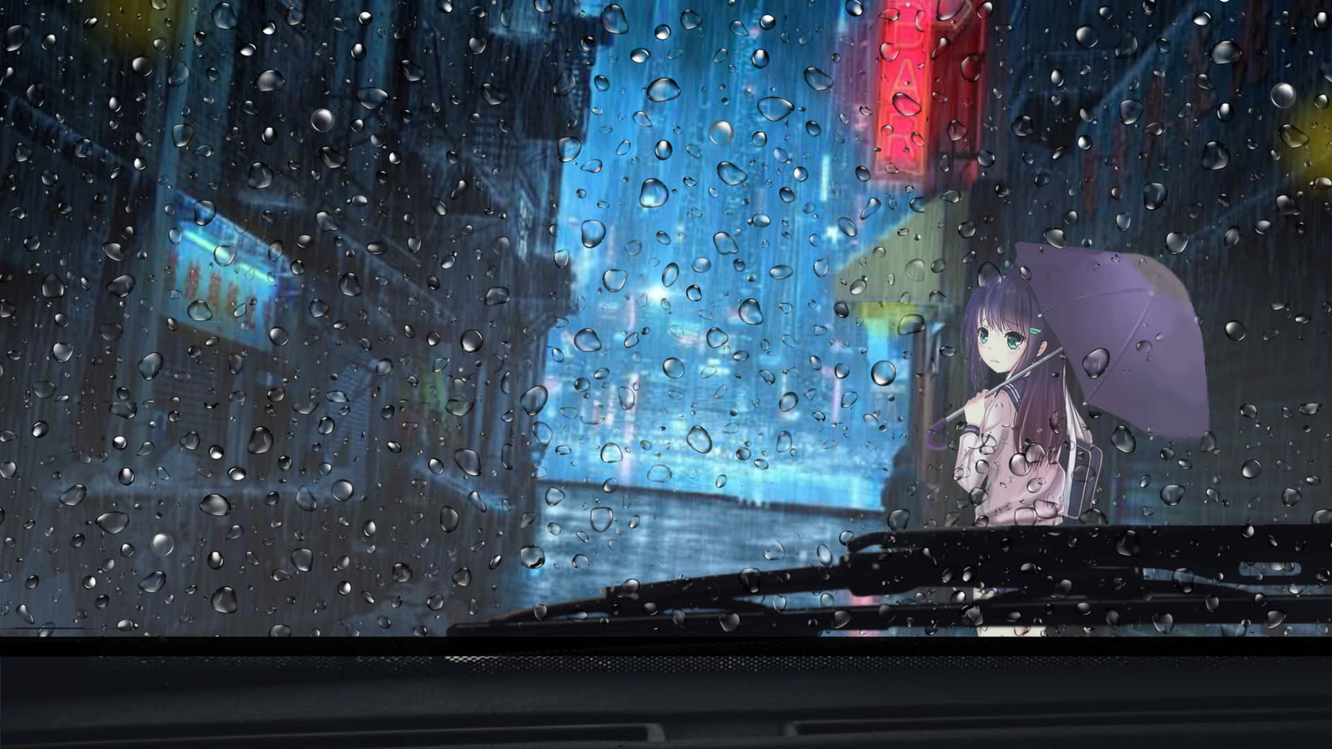 Enjoy the peace of a rainy day right from your desktop. Wallpaper