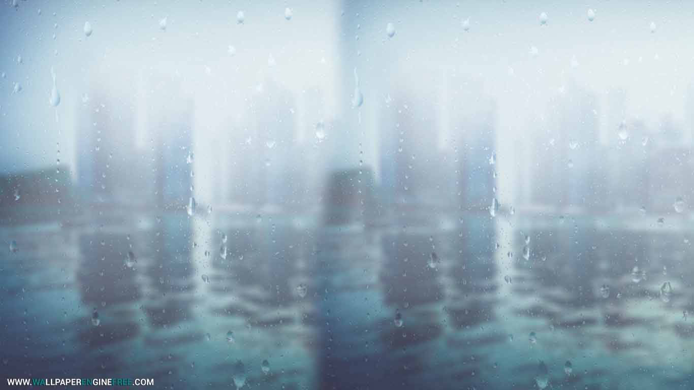 Download Rain Drops Wallpaper Engine