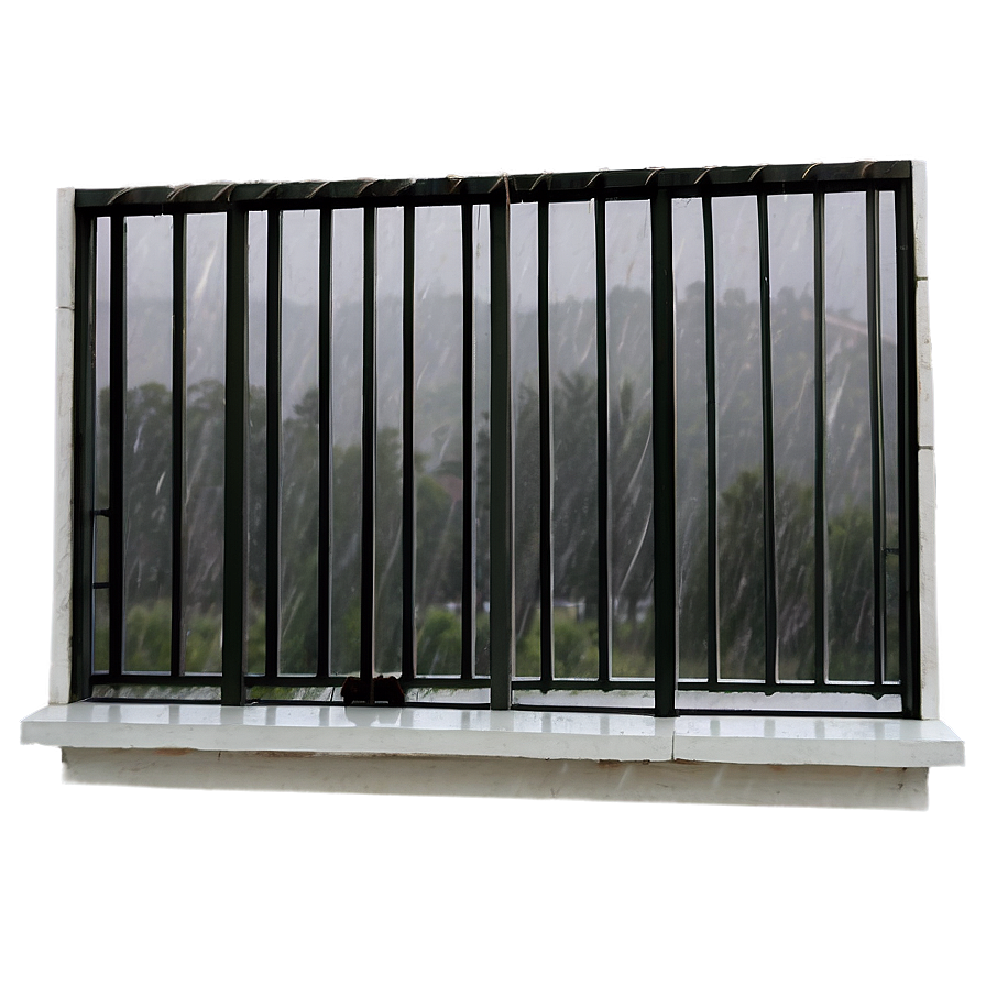 Rain On Balcony Png 05032024 PNG
