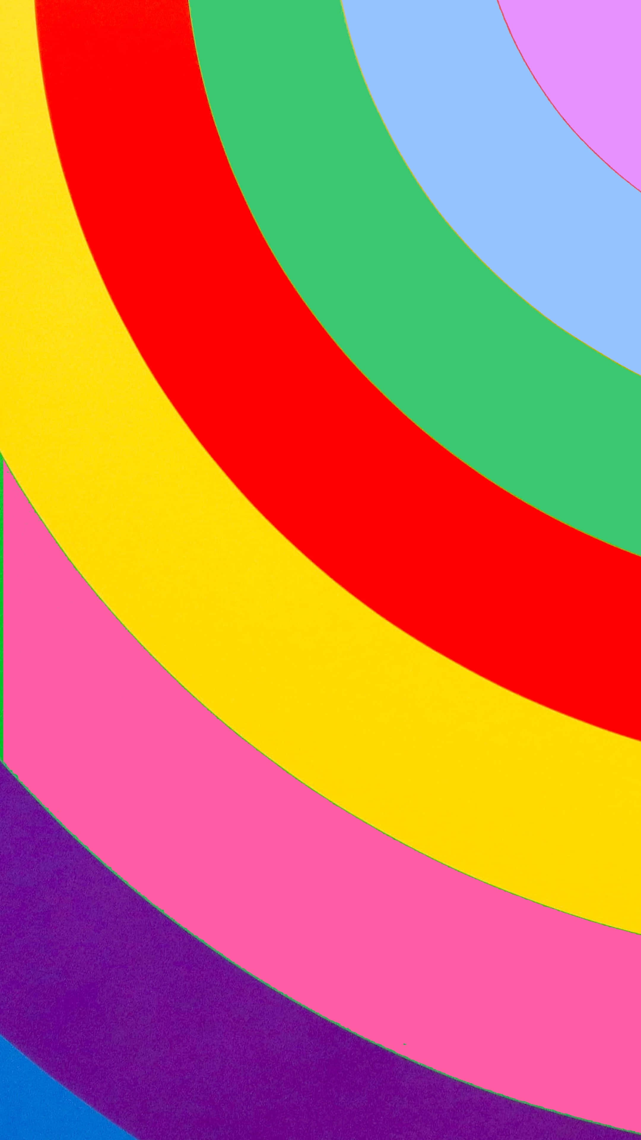 Rainbow 2160 X 3840 Background