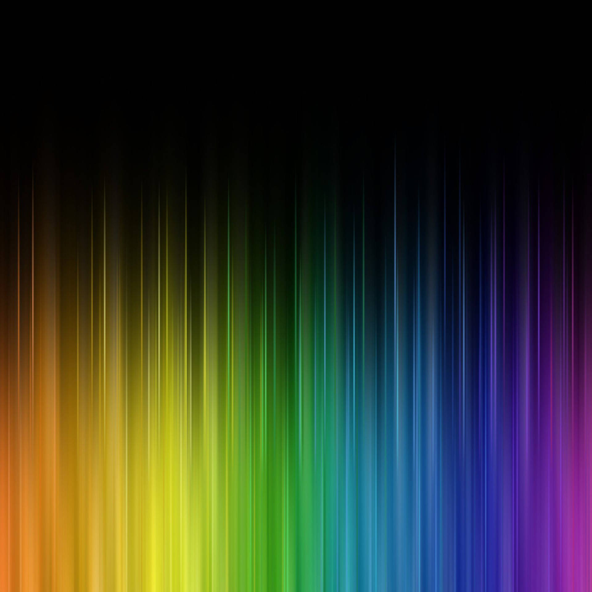 Rainbow Aesthetic Digital Lines