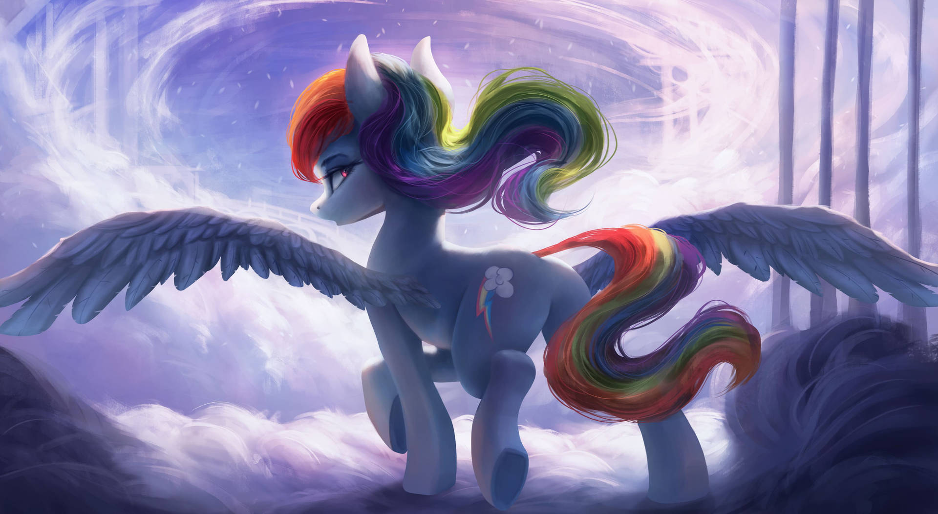 Rainbow Aesthetic Pony Wallpaper