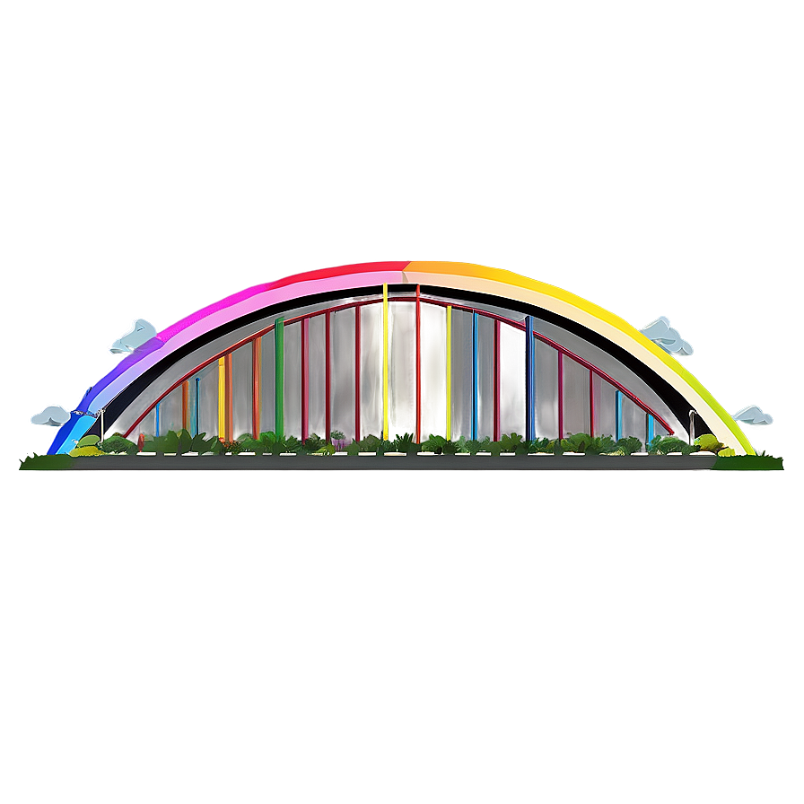 Rainbow Arch Bridge Png 05242024 PNG