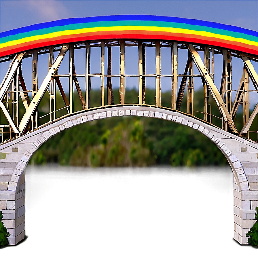 Rainbow Arch Bridge Png 9 PNG