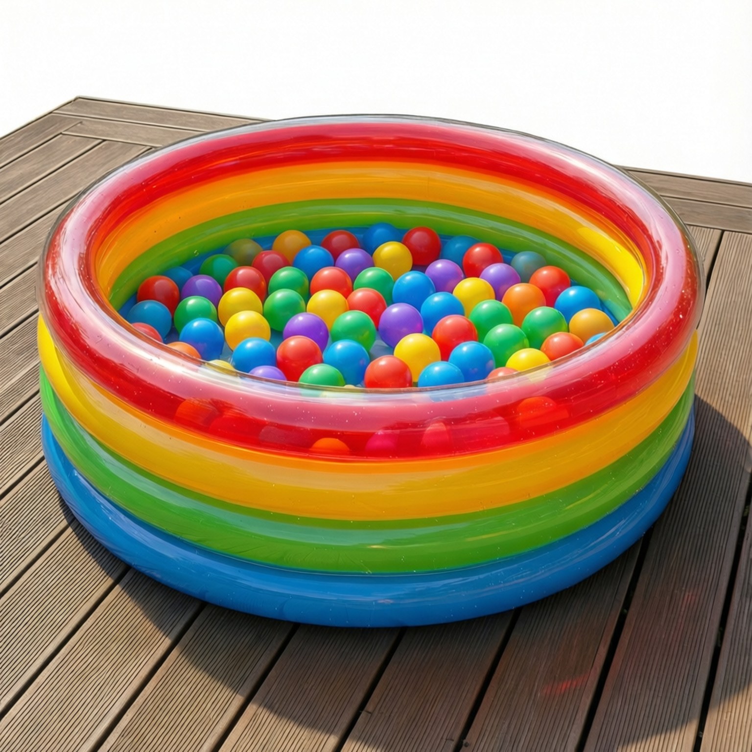Rainbow Ball Pool Wallpaper