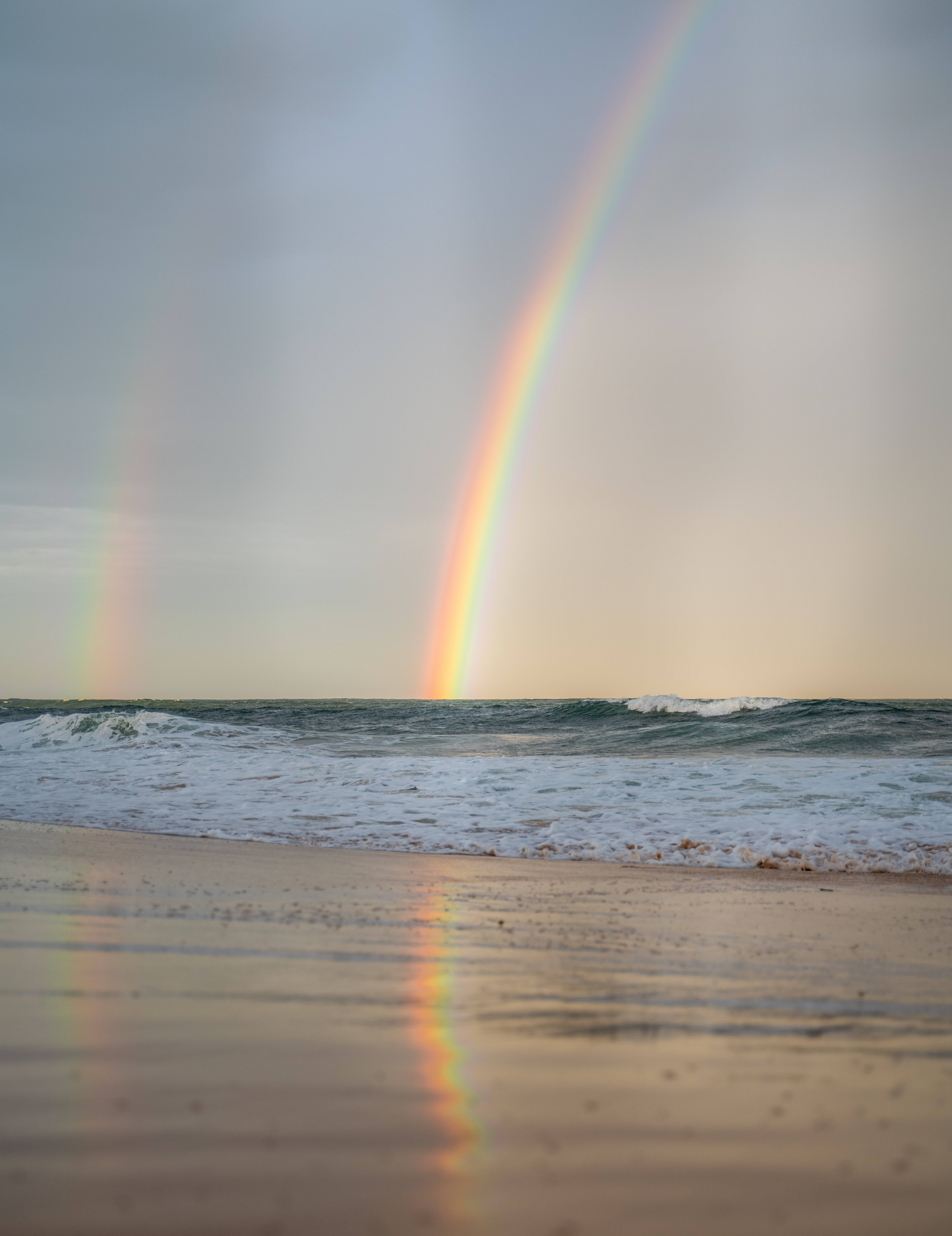 Download Rainbow Beach Android Wallpaper 