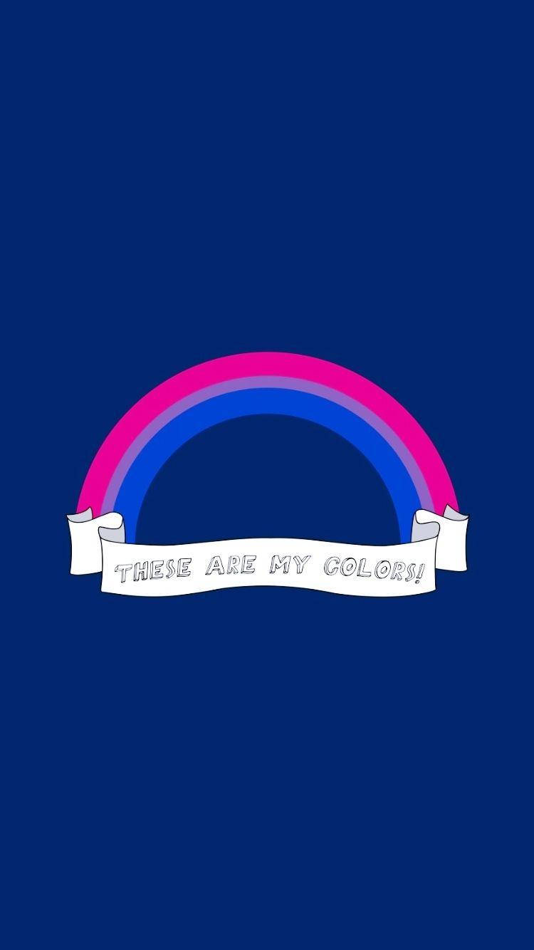 Rainbow Bisexual Flag Wallpaper
