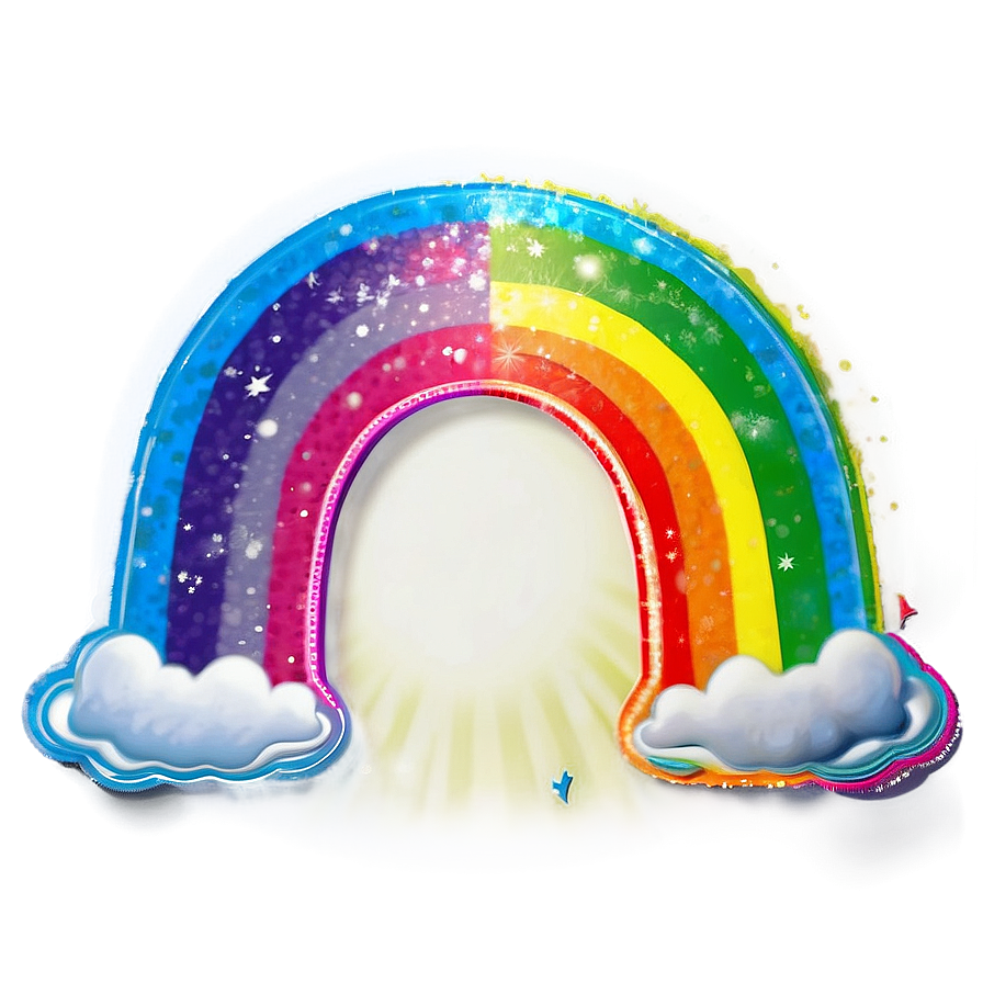 Rainbow Bliss Emoji Png 06272024 PNG