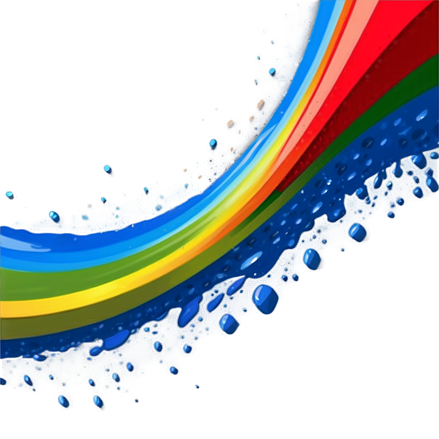Rainbow Brush Stroke Png Hfs83 PNG