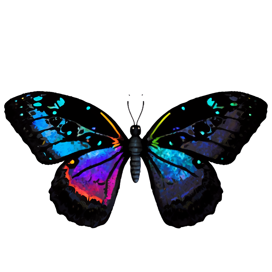 Rainbow Butterfly Effect Png 5 PNG