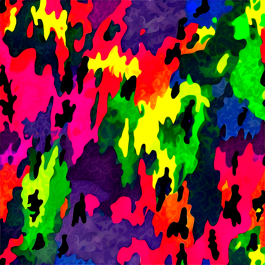 Rainbow Camo Background Png Dlx38 PNG