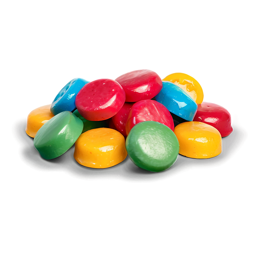 Rainbow Candies Png 06242024 PNG