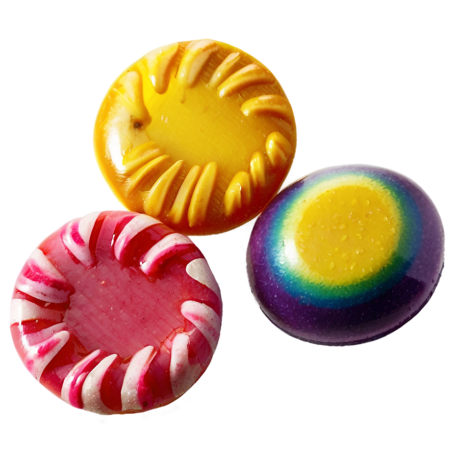 Rainbow Candies Png 06242024 PNG