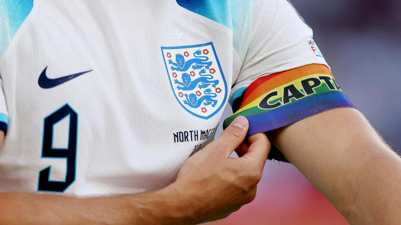 Rainbow Captain Armband England Football Wallpaper