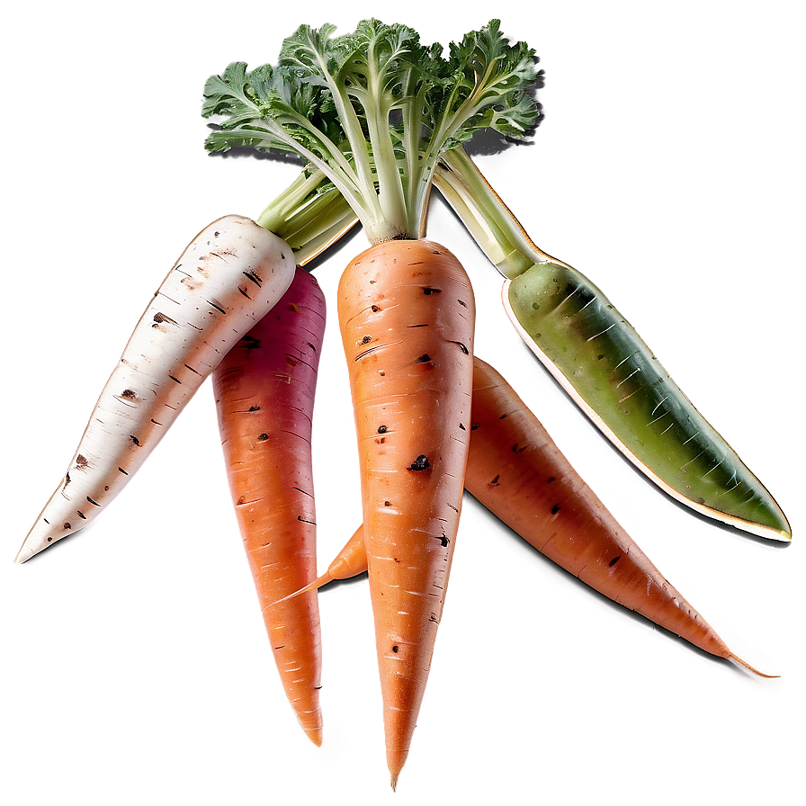 Rainbow Carrots Png Coy34 PNG