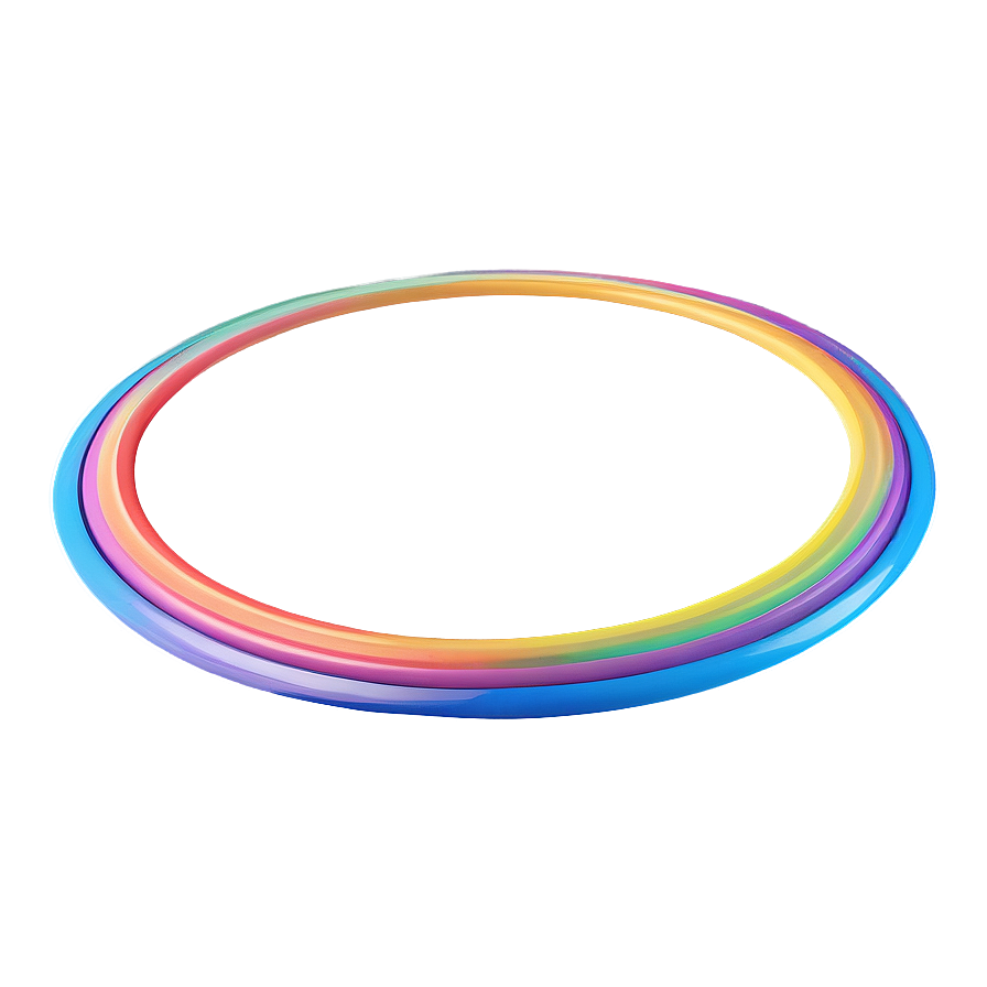 Rainbow Circle Fantasy Art Png 06262024 PNG