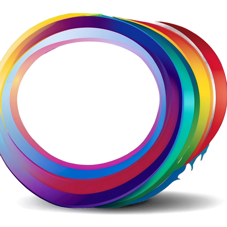Rainbow Circle Vector Art Png Pge PNG